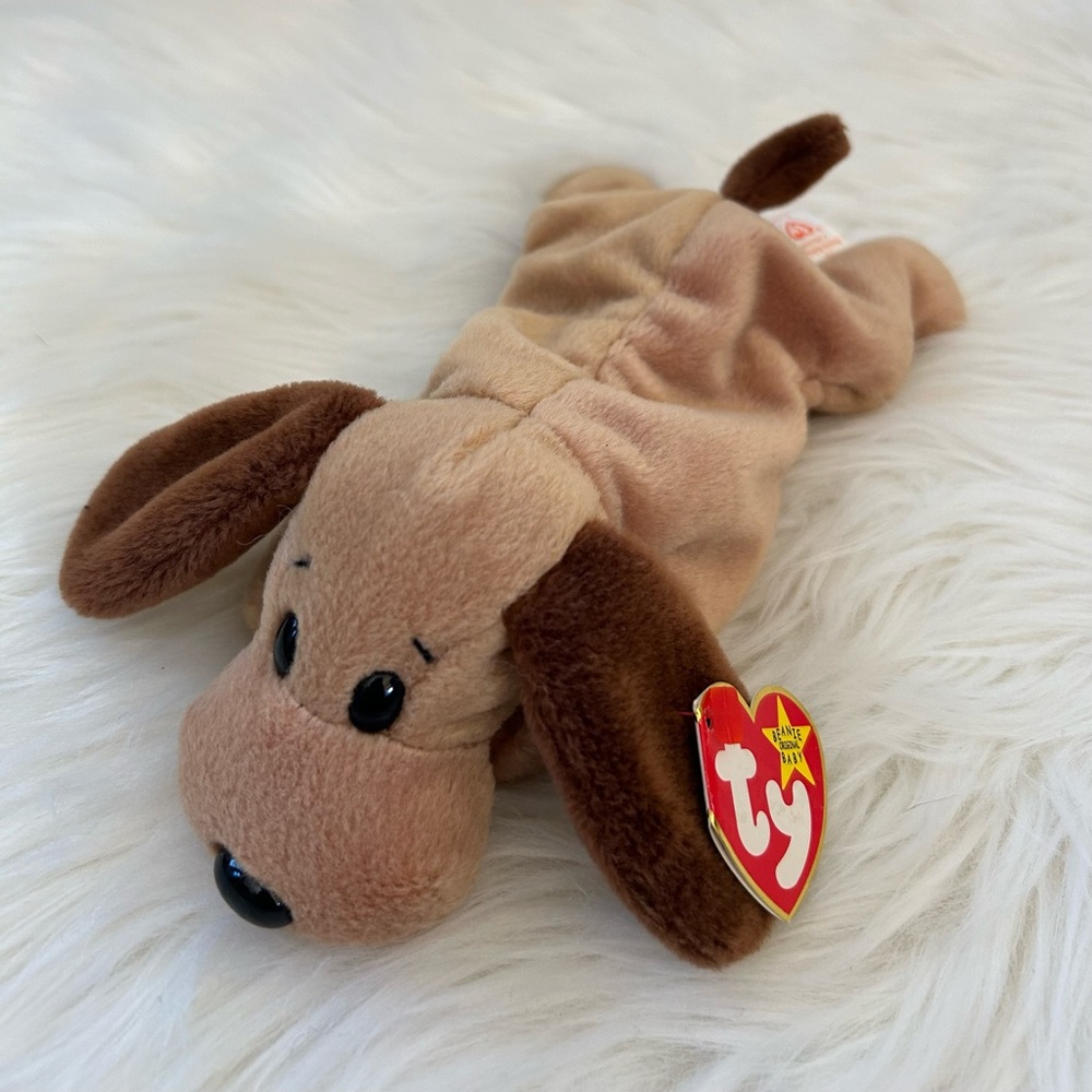 Vintage TY Beanie Babies Bones the Dog Retired 1993